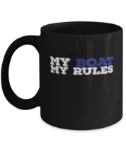 Coffee Mug Funny My Boat My Rules Sailing Captian  - £15.88 GBP