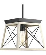 Progress Briarwood 1-Light Bleached Oak Kitchen Coastal Mini-Pendant Han... - $48.41