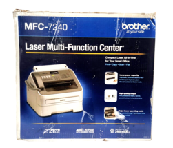 Brother MFC-7240 All-In-One Monochrome Laser Printer Copy Fax Print Scan... - £237.40 GBP