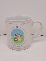 &quot;Best Bunnies&quot; Coffee Tea Mug Hallmark Easter 10 oz. TAIWAN - $9.65