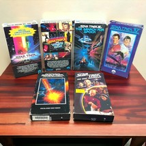 7 Star Trek VHS LOT 1-4, 6, New Generation Video Tape Films 80s Kirk Ori... - $368.38 MXN
