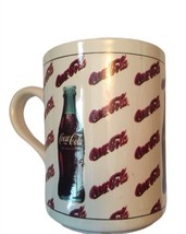 Vintage Coca Cola Mug Cup Coke Gibson 1997 Bottles and Logo  - $9.05