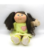 2012 Cabbage Patch Kids Doll With Brown Hair Blue Eyes Yellow Dress By J... - $464.58 MXN