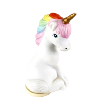 Unicorn Musical Figurine Pastel Colors Rotating - £24.94 GBP