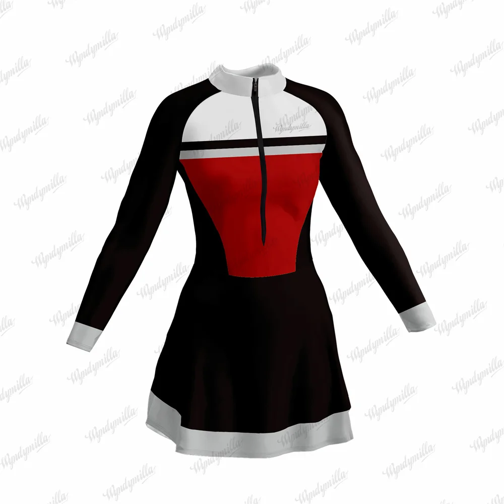 Sporting Wyndymilla Cycling Skirt Saia Triathlon Cycling  Skirt Dress Skinsuit M - £61.35 GBP