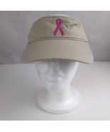 Shane Co. Women&#39;s Tan Breast Cancer Awareness Embroidered Adjustable Visor - $256.01 MXN