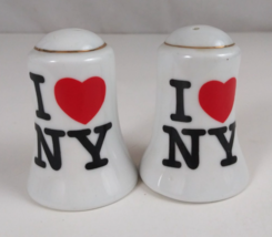 Vintage I Love NY New York Souvenir Salt &amp; Pepper Shakers - $9.69
