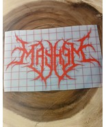 Mayhem Premium Vinyl Decal. Death Metal Font, Windshield Banner Decal, C... - $8.14 CAD+