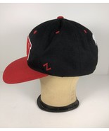 UNLV Rebels Hat Cap Snapback Embroidered Logo Black Red - £7.08 GBP