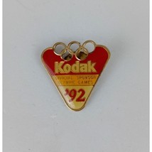 Vintage &#39;92 Kodak Official Sponsor Olympic Games Lapel Hat Pin - £8.11 GBP