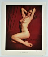 Sulla Ginocchia Marilyn Monroe Di Tom Kelley N. 390/950 Litografia Firmata - $17,405.17 MXN
