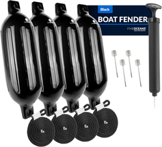 Inflatable Ribbed Boat Fender/Bumper (4 Pack) with Four 3/8 Inches - £89.90 GBP