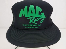 vtg MAC Racing The Wrench of Champions Mesh Snapback Trucker Hat - £9.10 GBP