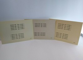 Pinball Score Cards (3) NOS Original A-7727 A-9147 A-9353 Late 1960&#39;s Vintage - £16.87 GBP