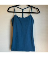 Lululemon Power Pose Tank W1AHXS Nile Blue Top Size 6 Yoga Pilates Gym - $368.22 MXN