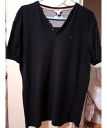 Calvin Klein Men’s Black Slim Fit T Shirt Medium - £23.62 GBP