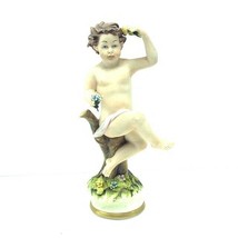 Capodimonte Mariani Figurine naked putti porcelain statue Italy 196 napoleon vtg - £138.48 GBP