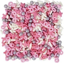 XO Valentine&#39;s Day Sprinkles Mix Decorations 3.88 oz Bottle Wilton - £5.12 GBP