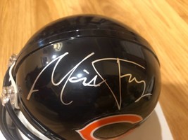 Mitchell Trubisky Signed Riddell Chicago Bears Mini Helmet - £158.26 GBP