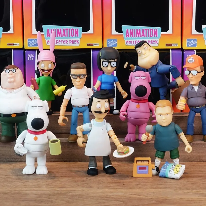 Genuine FamilyGuyer Figure Bob Belcher Tina Louiser Stewie Griffin Hank Hill - £13.93 GBP+