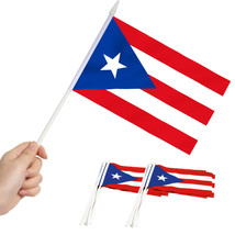 Anley Puerto Rico Mini Flag Hand Held Small Miniature Puerto Rican Flags 12 Pcs - £12.54 GBP