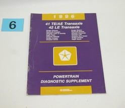 1996 Chrysler Dodge Jeep 41TE/AE Transaxle 42LE Transaxle Manual Supplement  #6 - £7.62 GBP