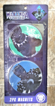 Marvel Wakanda Forever Black Panther 4" Magnet Blue/Green 2 Pack - FAST SHIP! - $11.86