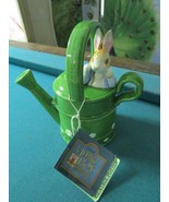 BEATRIX POTTER SCHMID BUNNY MUSIC BOX PLAYS ROSE GARDEN 7&quot; [aA] - €47,27 EUR