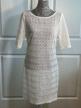 TRINA TURK 3/4 Sleeve Elegant White Dress Size 8 - $94.81