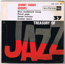 Johnny Dodds Groups 45 rpm Treasury Of Jazz 37 Blue Washboard Stomp Penc... - £3.88 GBP