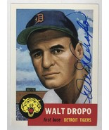 Walt Dropo (d. 2010) Signed Autographed 1953 Topps Archives Baseball Car... - £11.79 GBP