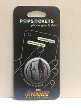 Authentic PopSockets Cell Phone Grip &amp; Stand - Marvel Thanos - £13.44 GBP