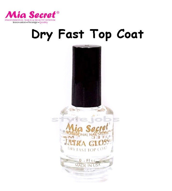 Mia Secret Ultra Gloss Dry Fast Shine Clear Top Coat "Made in USA" - $5.20