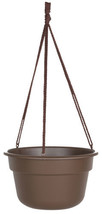 Bloem DCHB12-45 Dura Cotta Hanging Basket, 12&quot;, Chocolate - $511.14 MXN