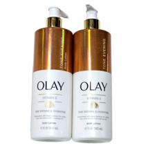 2 Pack Olay Vitamin E B3 Tone Evening &amp; Hydrating Deep Moisture Body Lot... - $33.99