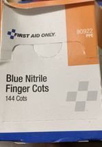 First Aid Only Nitrile Finger Cots, 144 Piece Protectors (90922) - $29.58