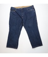 Duluth Trading Co Mens 48x28 Faded Relaxed Fit Wide Leg Denim Jeans Blue... - €46,86 EUR