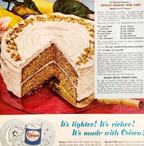 1949 Crisco Banana Spice Cake Recipe Advertisement Dessert Baking DWNad1 - $29.99