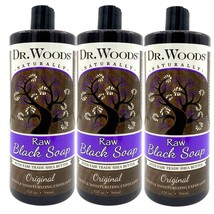 Dr. Woods Raw African Black Liquid Soap with Organic Shea Butter- 32 Ounce (Pack - £59.95 GBP
