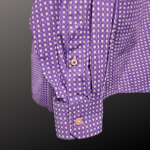 Cinch Mens Purple Boxed Long Sleeve Western Show Shirt Size Small Pre-Loved image 4