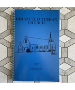 1987 Immanuel Lutheran Church Terrill, Iowa Cookbook - £27.23 GBP