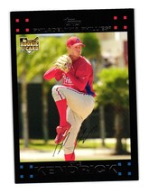 2007 Topps Kyle Kendrick UH186 Philadelphia Phillies Baseball Rookie Card - £4.65 GBP