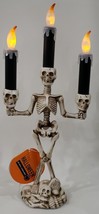 Happy Halloween LED Skull Candelabra - $25.73