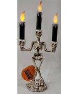 Happy Halloween LED Skull Candelabra - $25.73