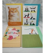 (4) Hallmark Shoebox Animal Birthday Greeting Cards With Envelopes 5&quot; X 7&quot; - €16,81 EUR