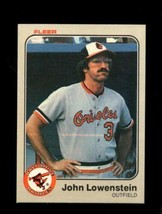 1983 Fleer #63 John Lowenstein Nm Orioles - $0.97