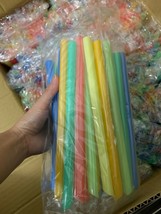 Boba Bubble Tea Assorted Rainbow Straws (12mm x 21cm, 2050 Ct) INDIVIDUA... - $220.00