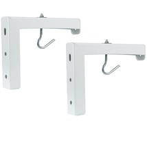 VIVO Wall Hanging 6&quot; Adjustable L-Bracket Mount Plate Hook Kit for Proje... - $24.69