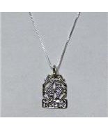 925 Sterling Silver Zodiac Necklace - PISCES Chain w/Pendant 18&quot; - £27.72 GBP