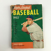 1952 Major League Baseball Official Rules &amp; Stories, Stanley Musial Cover - £8.87 GBP